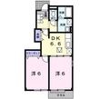 シャンポワール舞木Ａの間取図