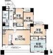 ダイアパレス六ツ門の間取図