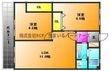 セキレイマンション久留米の間取図