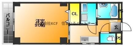 拡大写真:あきんどビル 3階302の間取り
