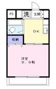 コーポ加月 B棟の間取図