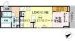 D-room 椿の間取図