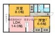 久留米市上津町の間取図