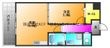 ソレイユ中央の間取図