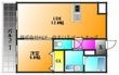 グリーンキャッスルの間取図