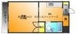 コーポ加月 A棟の間取図