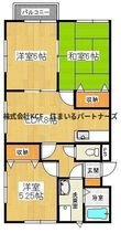 トロイメライIの間取図