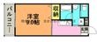 MAPLE COURTⅠの間取図