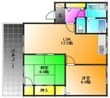 ドエリング朝妻の間取図