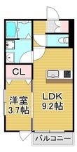 アシスト久留米西町の間取図