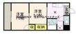 アドバンス弐番館の間取図