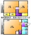 カスタムハイツの間取図