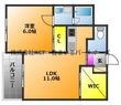 すかる梅満の間取図