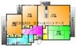 ルミエール合川の間取図
