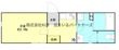 ラシックランテ上津町の間取図
