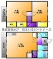 カスタムハイツの間取図
