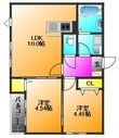 レガリア西町の間取図
