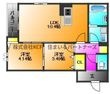 レガリア西町の間取図