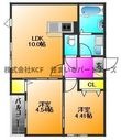 レガリア西町の間取図