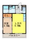 久留米市東合川３丁目の間取図
