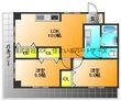 組坂ビルNo8の間取図