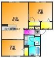 プレフェランス長門石の間取図