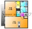 久留米市東合川6丁目の間取図