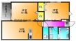 Leaf津福駅南の間取図