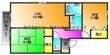 グリーンパーク大善寺Ⅱの間取図