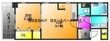 イーズガーデン中央の間取図