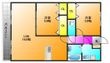 ルネス荒木一番館の間取図