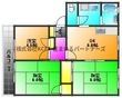 フロイント長門石の間取図