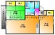 セジュール久留米インターA棟の間取図
