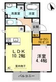 ウエストヒルズの間取図