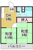 パナハイツ中野の間取図