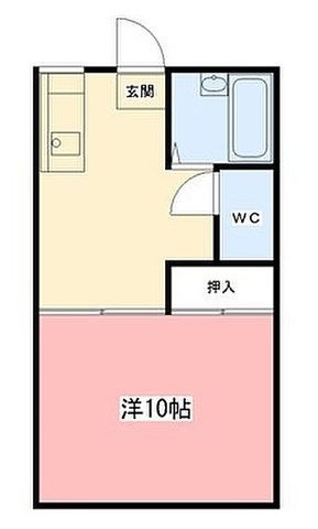 拡大写真:トラッドグリーン 1階102の間取り