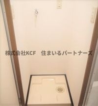 スペースが確保できる洗面所です