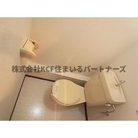 落ち着いた色調のトイレです