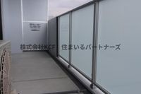 外からの目が気にならないバルコニーで洗濯物が干せます
