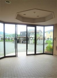 落ち着いたロビーです