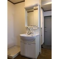 独立洗面化粧台が付いています