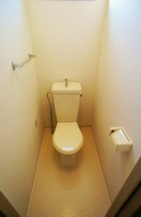ゆったりとした空間のトイレです