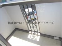 外からの目が気にならないバルコニーで洗濯物が干せます