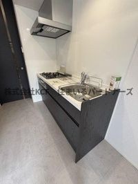 コンパクトなキッチンで掃除もラクラク