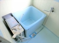 落ち着いた空間のお風呂です