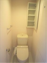 清潔感のあるトイレです
