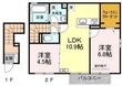 写真：ソレイユ　壱番館2階の間取図