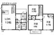 プラージュ Aの間取図