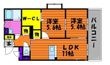グランツ川辺の間取図
