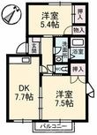 カーサ・ビアンカの間取図